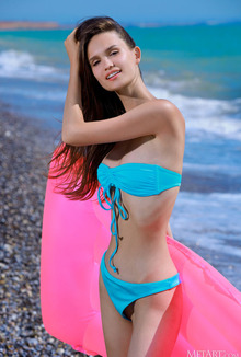Anastasia Bella In Beach Float