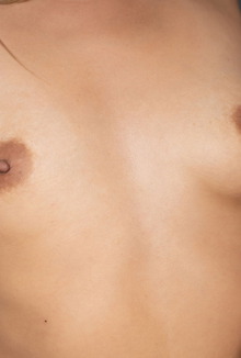 Paulina Spread Wide To Expose Her Shaved Pussy