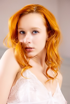 Lila Rouge Freckles Are Charming And Her Gorgeous Blue Eyes