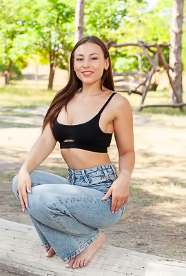 Sumiko Invites The Sun To Kiss Her Sexy Booty