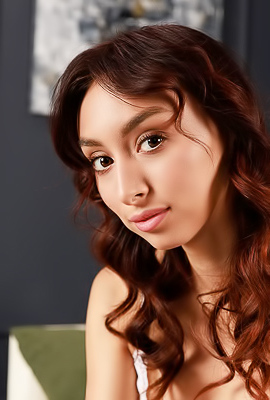 Ashly Rabbit Reveal Sheer White Panties That Stretch Tight Between Her Peachy Buns