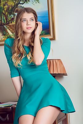 Kay J Squeezing Her Soft Breasts And Stroking Her Puffy Nipples Sensually