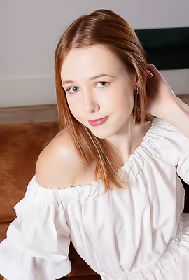 Lila Rose Naked And Parting Her Porcelain-pale Thighs Flirtatiously