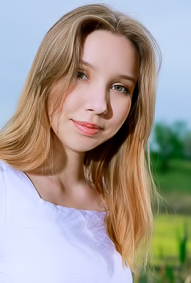 Estella Drops A White Sundress On A Lakeside Dock