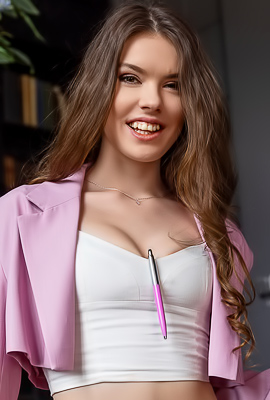 Princess Alice Teasingly Strips To Show Off Her Shaved Pussy And Big Boobs