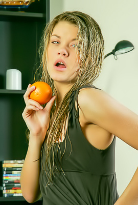 Lisa Entices With Her Alluring Smile And Wet Dream Look As She Undresses