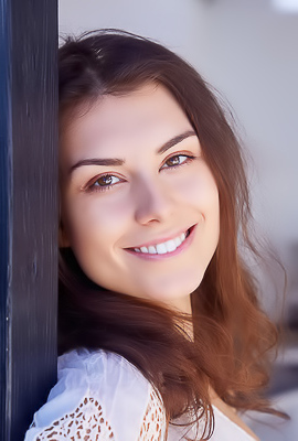 Andrea Sunlight And Shadow Playing Over Her Perfect Body