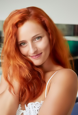 Lucianna Lucci Captivating Czech Redhead Is A Sweet Treat In Sexy Lingerie