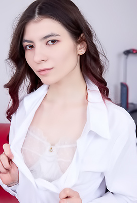 Luna Lynx Grabbing A Dildo That She Sucks Off